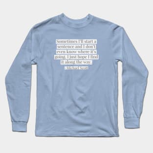 The Office USA TV Michael Scott Quote Long Sleeve T-Shirt